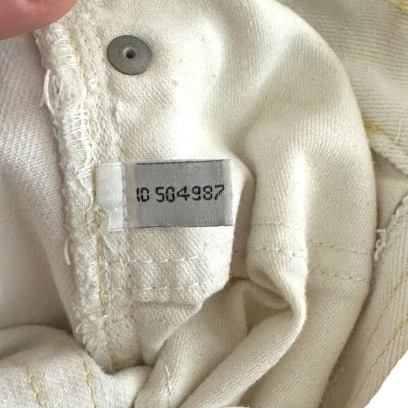 Abercrombie and Fitch white short jean capris size 2- teen girls - Picture 5 of 7